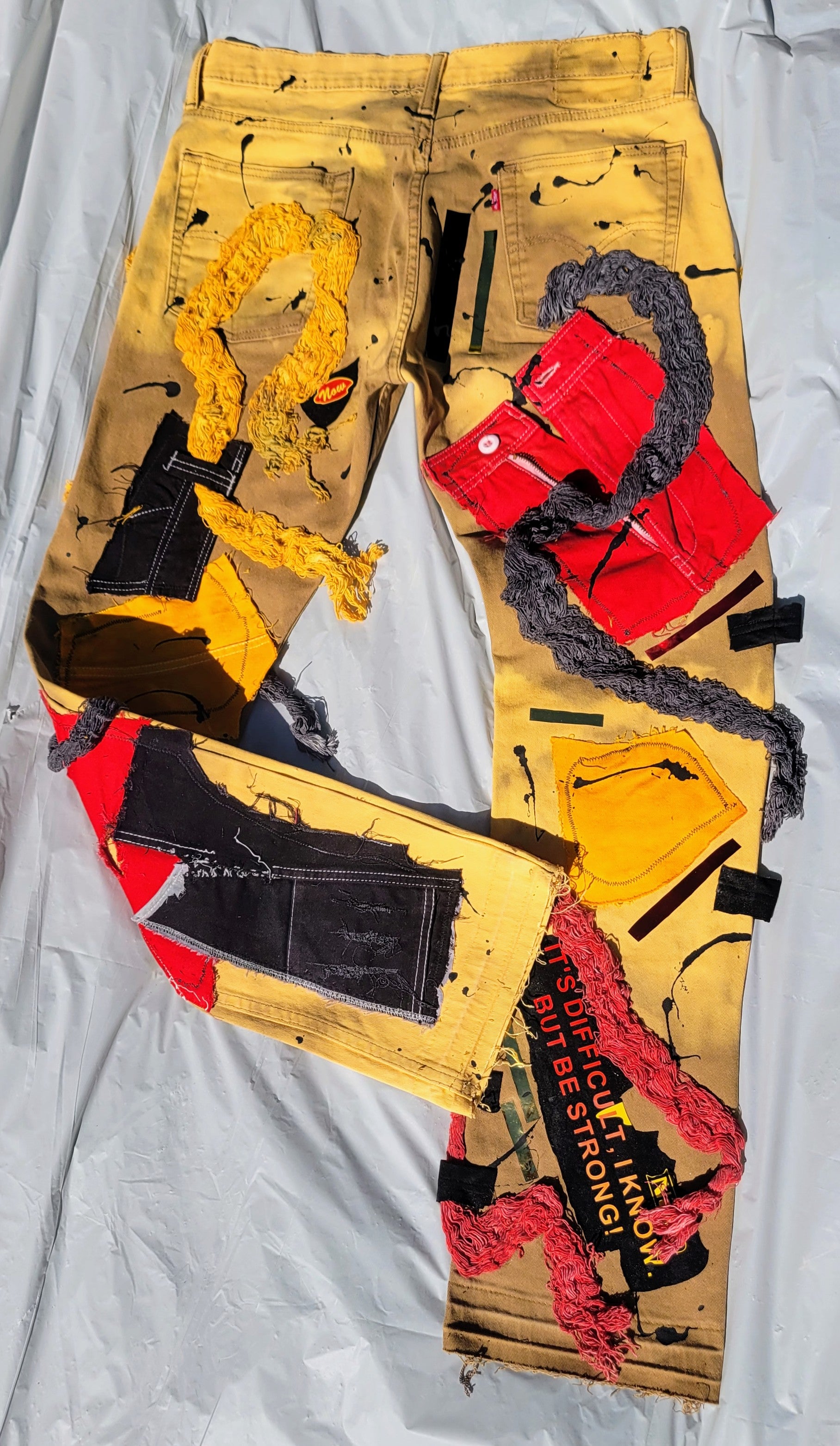Up Your Style Game With Custom Upcycled Men's Street Wear Jeans - Sust –  brionnaatkins